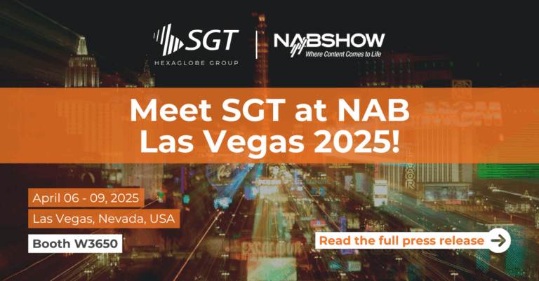 Meet SGT at NAB Las Vegas 2025
